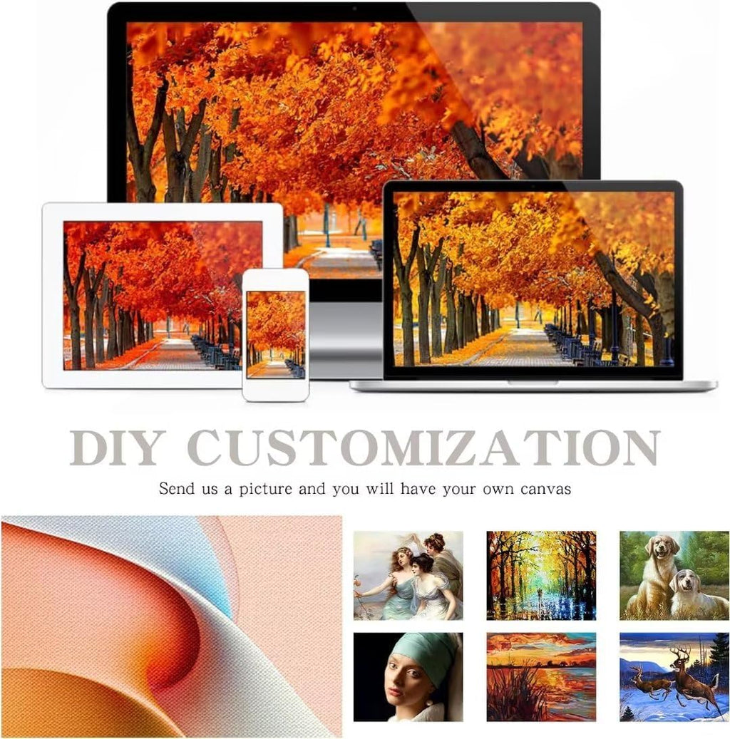 Skiennix Custom Personalized Photo Poster Print - Unique Wall Art for Home Decor - 16x16 Inches