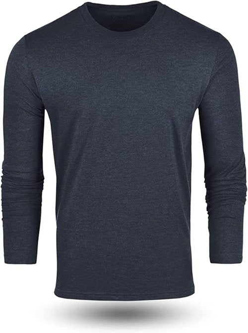 Fresh Clean Threads Men's Long Sleeve T-Shirt - Soft, Pre-Shrunk Cotton Blend | Classic Fit Tee