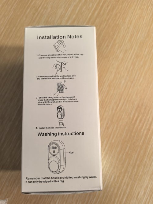 Toothbrush Cleaner & Toothbrush Holder, Cleaning and Air Drying, LED Smart Screen, Rechargeable Wall Mount Toothbrush Holder for Bathrooms