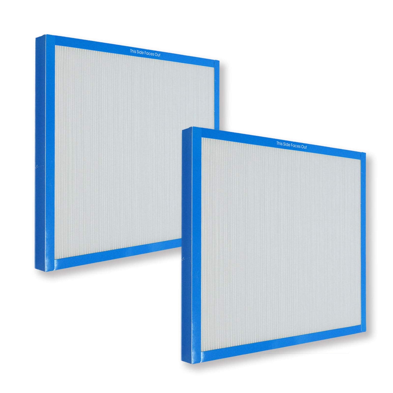 PUREBURG AF-20FL True HEPA Filter Compatible with HoMedics Total Clean AF-20FL Fits AF-20 AP-25 AR-20 Air Purifiers, H13 3-Stage Filtration Air Clean Voc Dust Odor, 2-Pack