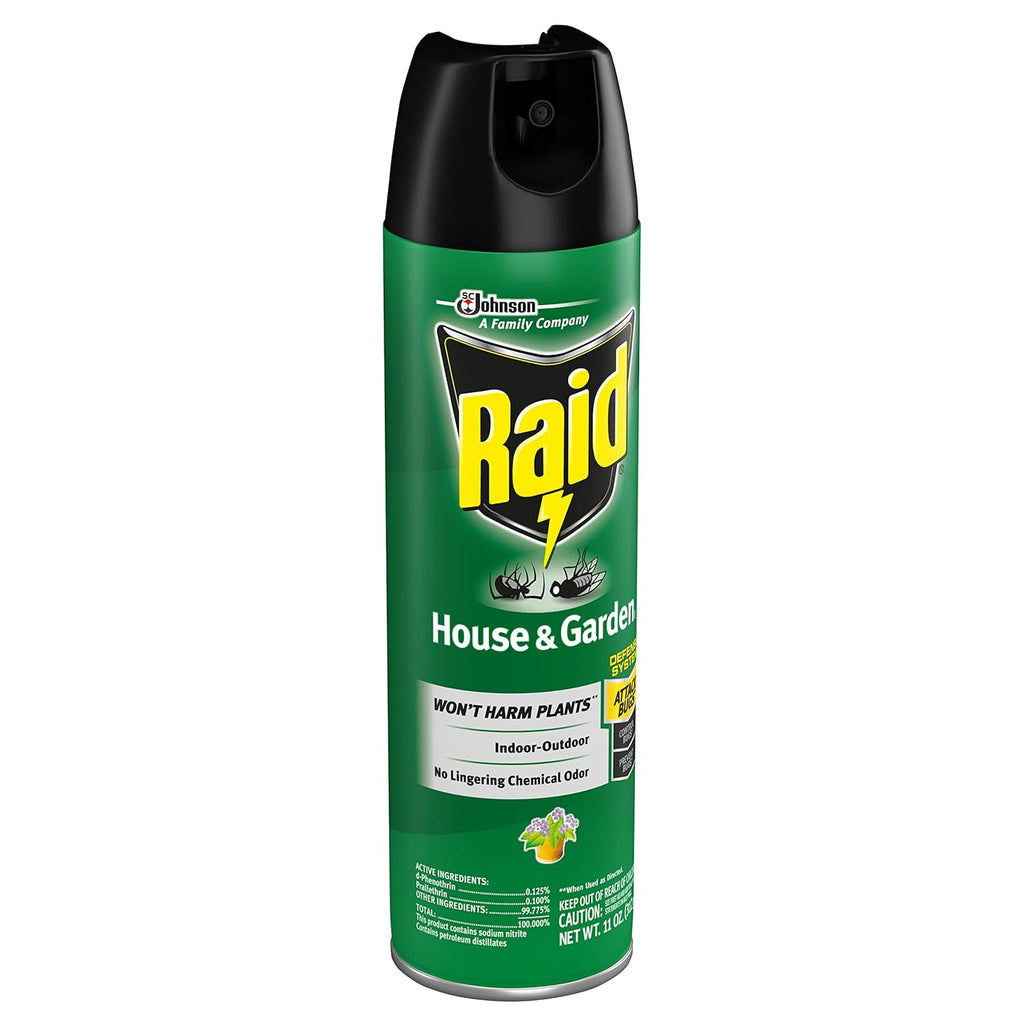Raid Bug Killer Aerosol - Kills Bugs on Contact | Safe for Indoor & Outdoor Use - 11 Ounce