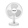 Shop-Air 16" Oscillating Table Fan, 3 Speeds, High-Velocity, Quiet & Powerful Air Circulation, 70° Adjustable Head Tilt,Ideal for Home, Bedroom or Office, White