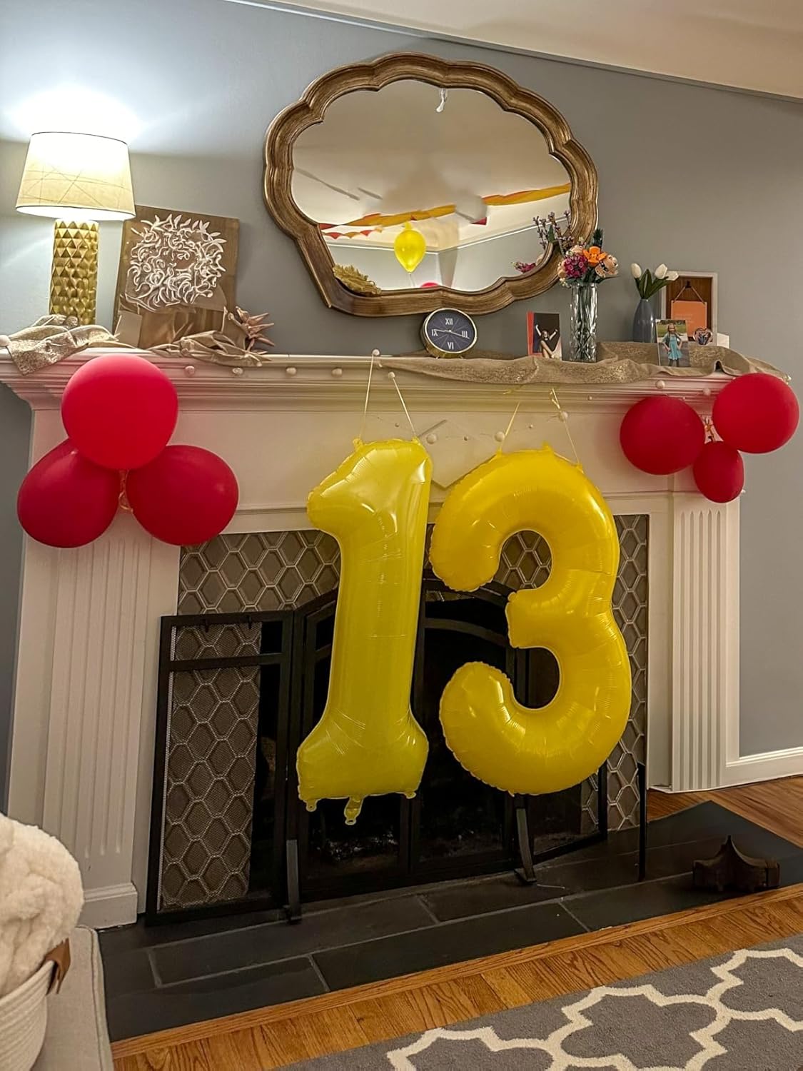 40 Inch Yellow Number 9 Balloon - Perfect for Birthday Parties, Engagements, and Graduations
