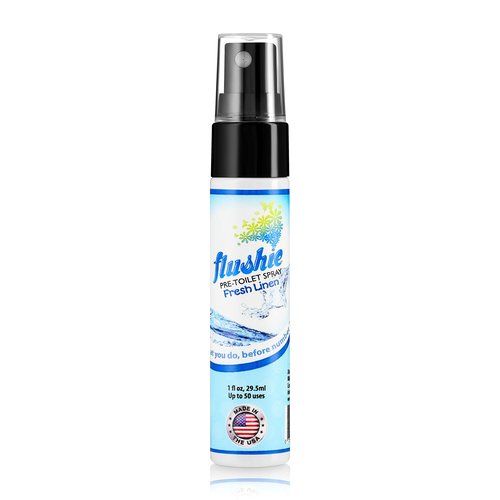 Flushie Pre-Toilet Sprays for Poop Travel Size Toiletries Bathroom Spray for Poop Spray for Toilet Deodorizer Traveling Essentials Poop deodorizer Poop Odor eliminator
