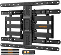 Perlegear Ultra Slim TV Wall Mount - Full Motion Bracket for 42-90" TVs | Fits 16"/24" Studs, Max VESA 600x400mm, Holds 132lbs