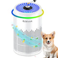 ZXBEER H13 True HEPA Air Purifier with Remote Control, Night Light, Timer, Sleep Mode, Quiet Air Cleaner for Baby, Living Room, Kitchen (White)