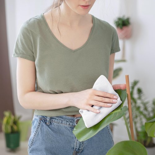 YRALY Terry Bar Mop Towels (Pack of 60) – Absorbent and Quick Drying Commercial-Grade Cotton Cleaning Towels, Cleaning Rags for Kitchen, Bar – Reusable Shop Rags 14”x17” White