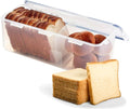 LocknLock Easy Essentials Food Storage lids/Airtight containers, BPA Free, Bread Box-21.1 Cup, Clear