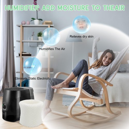 GAQUECY Humidifier Wicking Filters Replacement for Honeywell HC-888, HC-888N, Filter C, HCM-890, HEV-320 Series, Compatible with Duracraft DCM-200, DH-890 2-Pack