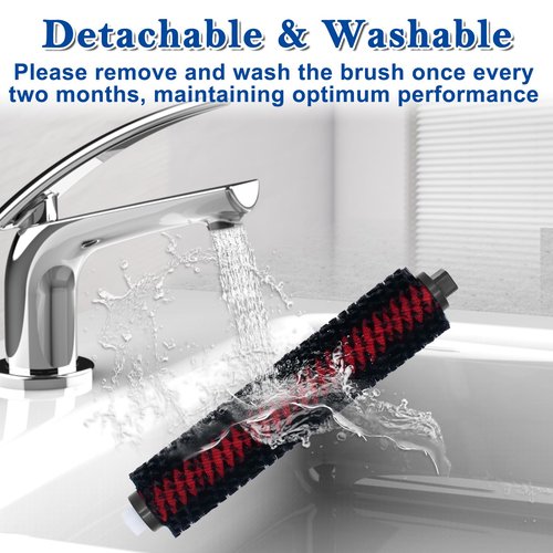ilovelife High-Speed Cleaning Brush for Roborock S7 MaxV Ultra & S8 Pro Ultra, Detachable & Washable Maintenance Brush, Roborock s7 Accessories for Mop Washing and Dock Self-Cleaning (3 Pcs)