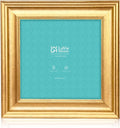 LaVie Home 8x8 Picture Frame - Gold Square Photo Frame Set with High Definition Glass for Wall & Table Display