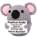 Funny Koala Easter Basket Essentials Stuffers Gifts for Kids Teens Boys Girls, Birthday Graduation Inspirational Appreciation Gift for Coworker Friend College Women, Cheer Up Emotional Positive Animal