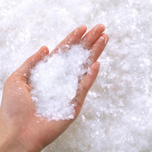 Aoriher Christmas Fake Snow | Glitter Metallic Foil Confetti for Crafts | 0.88 Pound Flocking Decor