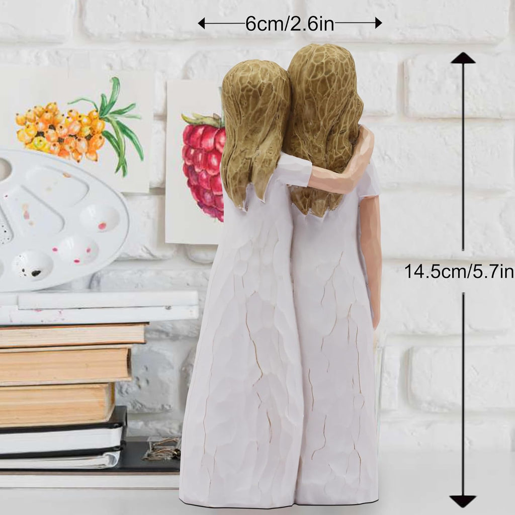 Regine Switzerland | Hand-Painted Sculpted Figurine - Heartfelt Birthday Gift for Mom from Daughter