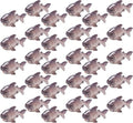 Exasinine Miniature Shark DIY Decoration Kit - 30 Pcs Resin Fish Tank Accessories for Fairy Garden & Terrarium (Gray)