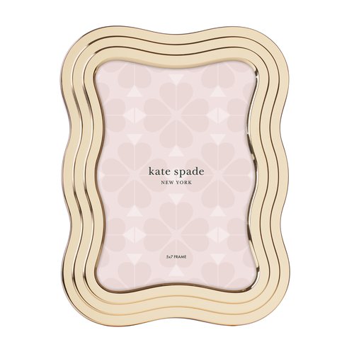 Kate Spade New York Gold South Street 5" X 7" Wavy Frame, 1.00 LB