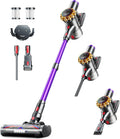 Skiennix Cordless Vacuum Cleaner - Powerful 550W, 45KPA Suction | 60-Minute Runtime, LED Display, 8-in-1 Design for Pet Hair & Hard Floors