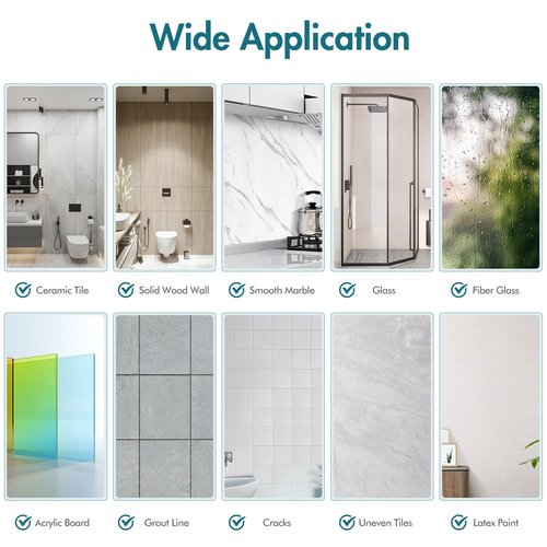 Budget & Good Corner Shower Caddy, 2 Pack Suction Cup Adhesive Shelves, NO-drilling Heavy Duty Storage Racks, Max Hold 44lbs, Waterproof for Bathroom & Kitchen