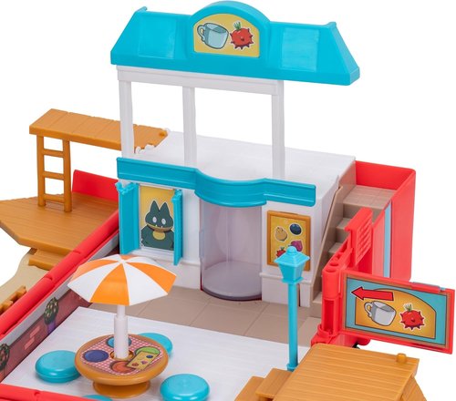 Jazwares Pokémon Carry Case - Portable Beach Battle Playset with 2-Inch Pikachu Figure