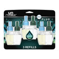 Febreze Plug-in Air Freshener, Odor-Fighting Scented Oil Refill, Air Fresheners for Home, Bathroom and Kitchen, Long Lasting, Unstopables Fresh Scent, 0.87oz Refills, Multi Color, 3 Count