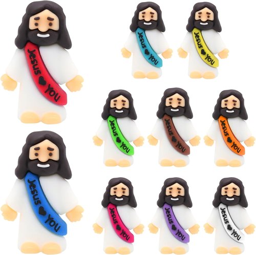 Little Jesus Statues by [Brand Name] - 350 Bulk Mini Figurines for Church & Baptism Gifts