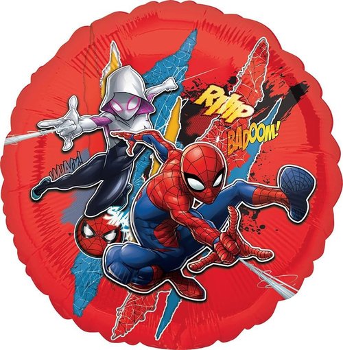Spidey and Friends Birthday Party Supplies 8pc Foil Balloon Bouquet Decorations