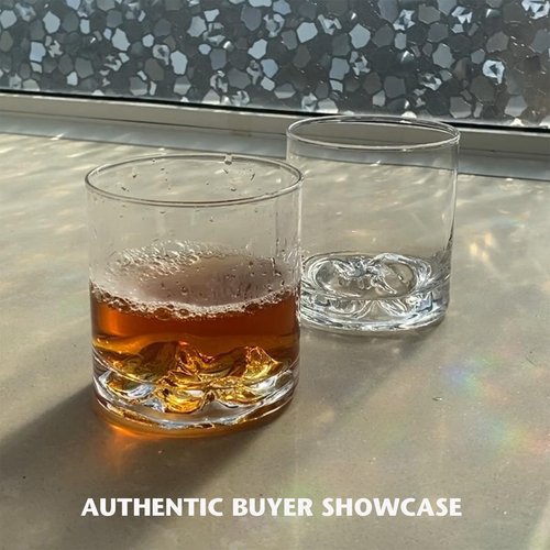 BQD Old Fashioned Whiskey Glasses Set 2-Pack with Gift Box, Ideal Retirement Gifts for Men & Cocktail Glasses for Celebrations