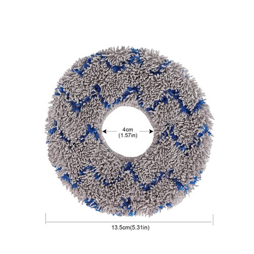 Mop Pads Compatible with Ecovacs Deebot X1/X2/T10/T20/T30 Omni, T30S/N30 Series Robot Vacuum and Mop Cleaner - Reusable and Washable Replacement Mop Head Cloth（4 Pack）