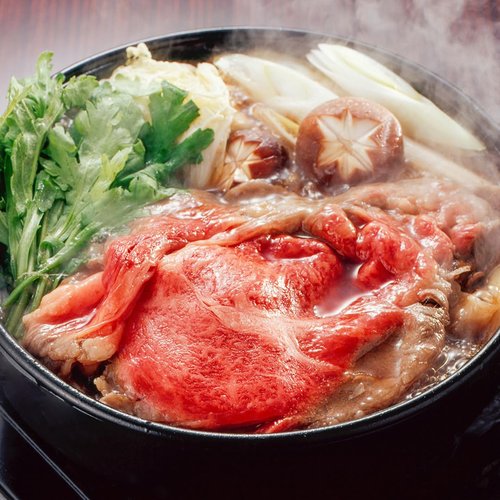 TIKUSAN Japanese Cast Iron Hot Pot Sukiyaki Nabe Pan Made in Japan (11.0" (28cm))