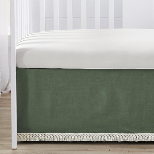 Sweet Jojo Designs Dark Green Boho Arrow Boy Girl Gender Neutral Baby Crib Bedding Set Infant Nursery Room Blanket Fitted Sheet Skirt Diaper Stacker 4p Modern Bohemian Farmhouse Southwest Diamond Tuft