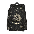 Droerfes Moon And Sun Backpack School Bag Lightweight Bookbag Laptop Travel Daypack For Kids Girls Boys Teens