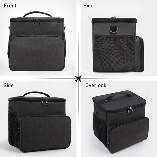 Adjustable Compartments Carry Bag Compatible with Bissell SteamShot Hard Surface Steam Cleaner 39N7V/39N7A,Travel Hand Bag with Extra Pockets for Accessories