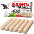 Rodent Repellent Indoor 36 Balls – Natural Peppermint Mouse Repellent, Moth Balls for Outdoor Use, Rodent Repellent Indoor for Home, Garage, Car & RV