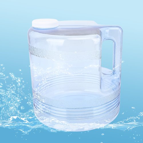CYTGOUPER 1 Gallon /4L Distiller Water Container, Replacement Distilled Water Distillers for Home Teeth Beauty Plastic Carafe Replacement Bottle for Coun Top Water Distiller Filter (1)