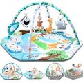 Skiennix Baby Gym Play Mat - 8-in-1 Tummy Time & Ball Pit | Washable Activity Mat for Sensory Development