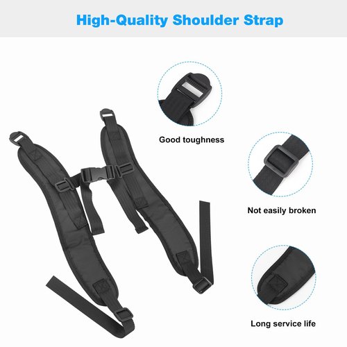 JIOTAR Vacuum Cleaner Shoulder Straps PV100 Replacement Most Backpack Vacuum Cleaners Fits Proteam, Megavac, Provac, Quartervac Backpack Vacuum Shoulder Straps
