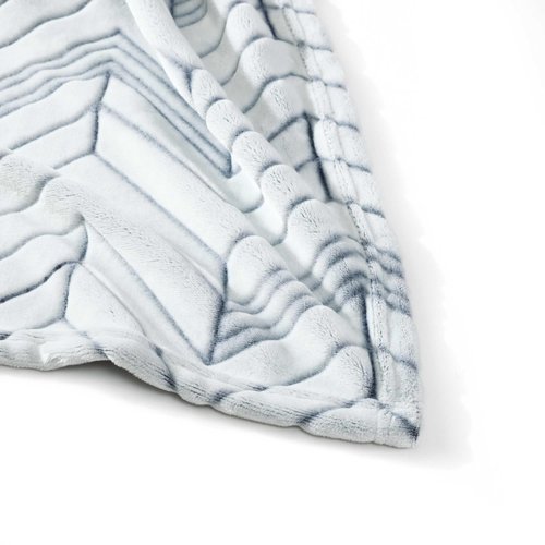 Kenneth Cole - Queen Blanket, Soft Plush Bedding, Cozy Home Decor (Delancey Tipped Black, Queen)
