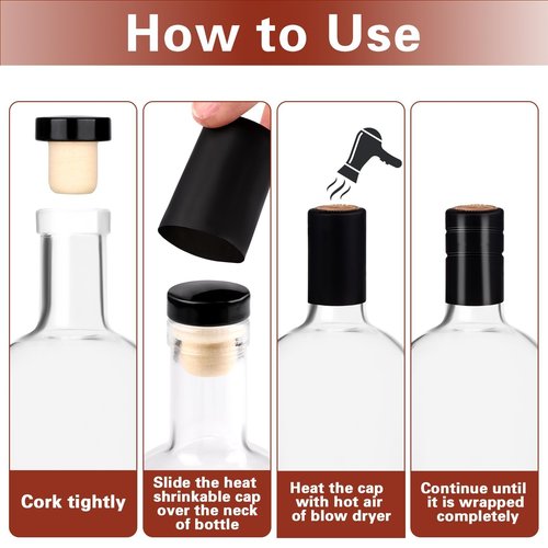 Liengoron Wine Bottle 12PCS 375 ML Glass Bottles with Lids 12 oz Clear Glass Bottles with Cork Empty Wine Bottle with Stopper for Beverages Drinks Beer Water Soda