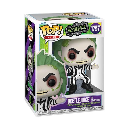 Funko Pop Plus: Beetlejuice - Beetlejuice on Tombstone - Collectable Vinyl Figure - Gift Idea - Official Merchandise - Toys for Kids & Adults - Comedy Fans - Model Figure for Collectors and Display