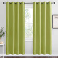 NICETOWN Blackout Curtains - Fresh Green Thermal Insulated Drapes | 78 Inches Long, 55 Inches Wide, 2 Panels