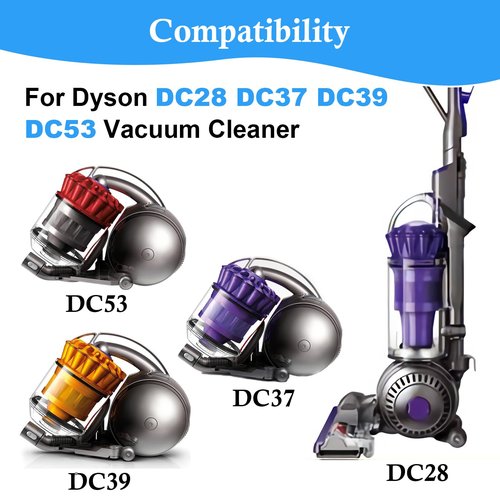 ilovelife 2pcs Premotor Filter for Dyson DC37, DC39, DC28, DC53 Series Absolute Vacuum Cleaner，Vacuums Attachment Washable HEPA Filter Replacement Part No. 923413-01