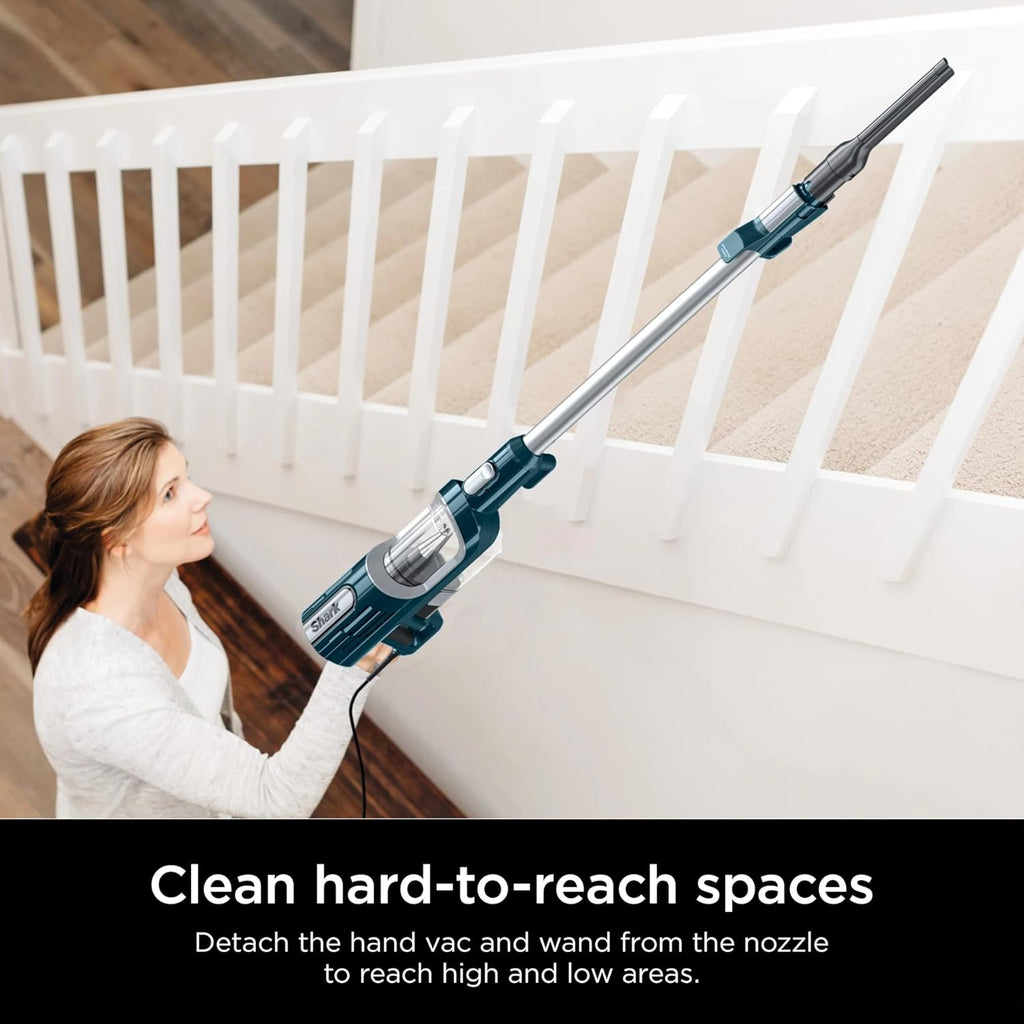 Shark HZ700 Ultralight PetPro Corded Stick Vacuum - PowerFins HairPro & Odor Neutralizer, Blue Iris