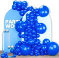 PartyWoo Royal Blue Balloons - 140-Piece Arch Kit for Baby Shower & Graduation | 5-12 Inch Sizes