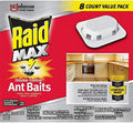 Raid Max Ant Baits - Double Control Formula Kills Entire Colony | 8 Count