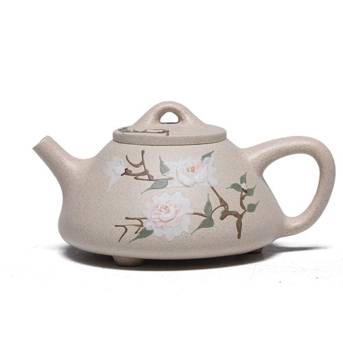 SILINE Zisha Teapot, Chinese Yixing Clay Handmade Teapot 8.4 Oz, Infuse Brew Kung Fu Loose Leaf Tea Maker