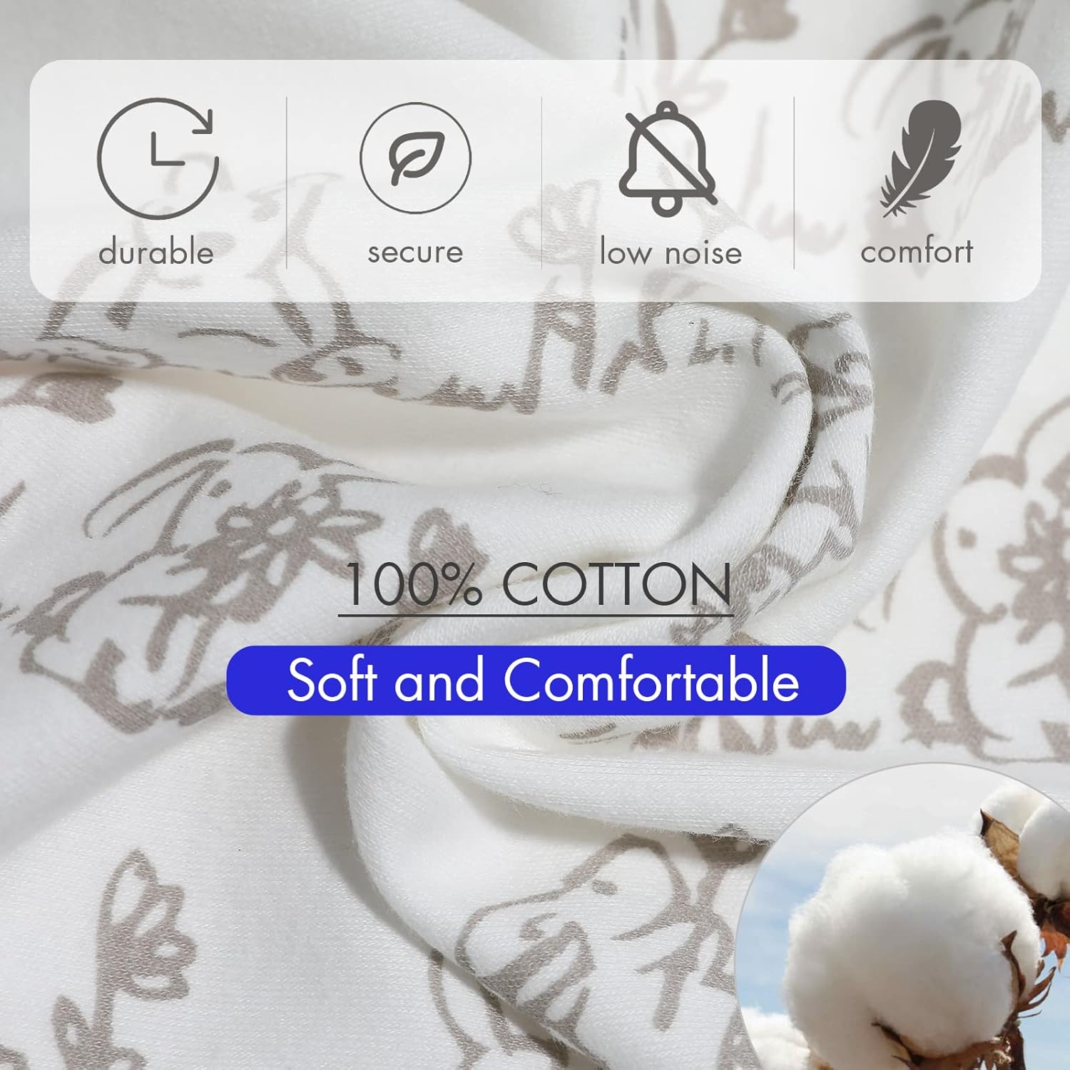 Skiennix Organic Baby Swaddle Sleep Sacks - 4-Pack Adjustable Cotton Wraps for Newborns 0-3 Months