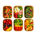 AQYIIH 25 oz 50-Pack Disposable Paper Meal Prep Containers with Lids – Square Paper Salad Bowls for Takeout, Freezer & Microwave Safe