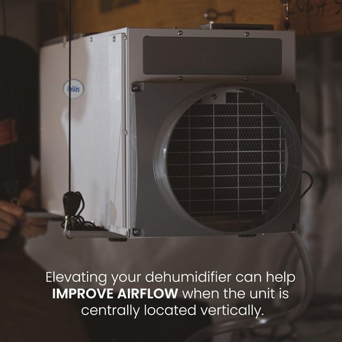 AprilAire 5822 Dehumidifier Hanging Kit for AprilAire Crawl Space, Basement, Whole-House Dehumidifier Models E070, E080, E100, E130, 1820, 1830, 1850, 1852, 1870, 1872