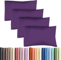 King Pillow Cases by [Brand Name] - Ultra Soft Hotel Quality Covers | Wrinkle-Free & Fade Resistant - 4 Piece Set in Purple