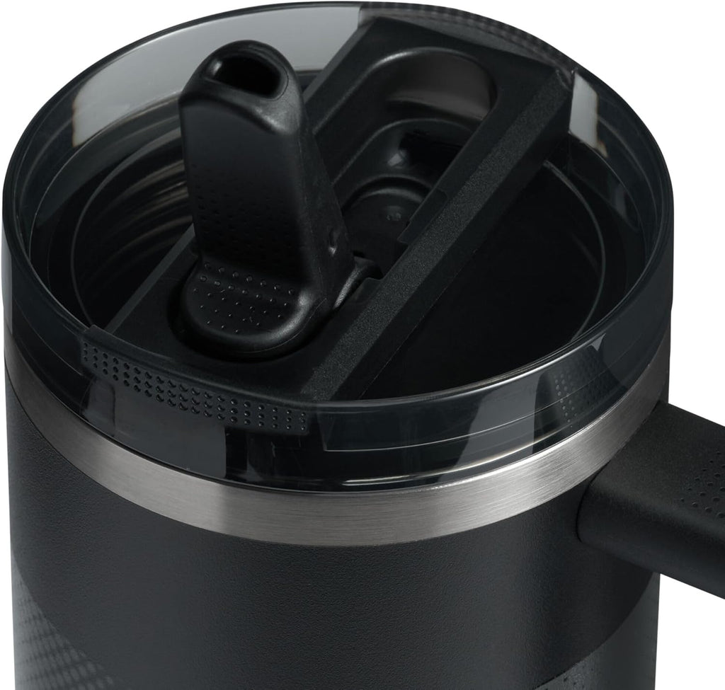 STANLEY Quencher ProTour 30 oz Tumbler - Leakproof Lid, Built-In Straw & Handle | Insulated, BPA-Free, Black Fade